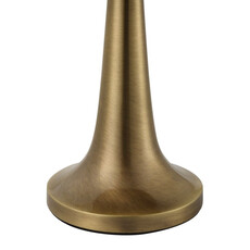 CYMBAL DOMED TABLE LAMP BRASS