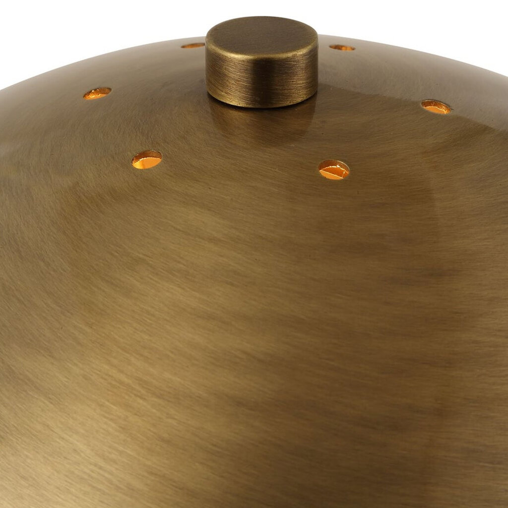 CYMBAL DOMED TABLE LAMP BRASS