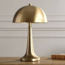 CYMBAL DOMED TABLE LAMP BRASS