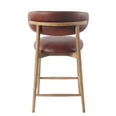 BARCELONA COUNTER STOOL LEATHER TOBACCO