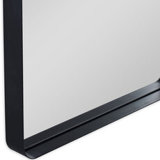 FLAVIAN MIRROR STEEL MATTE BLACK