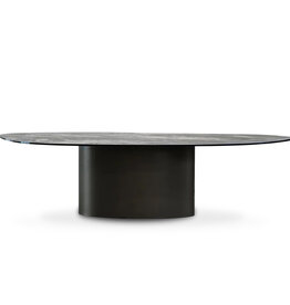 OREGON COFFEE TABLE CERAMIC BROWN GREY BLACK