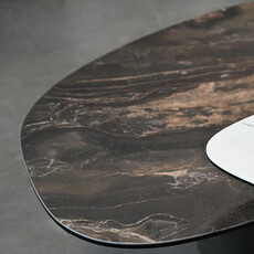OREGON COFFEE TABLE CERAMIC BROWN GREY BLACK