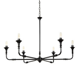 MADISON 6 LIGHT CHANDELIER