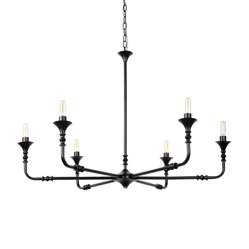MADISON 6 LIGHT CHANDELIER