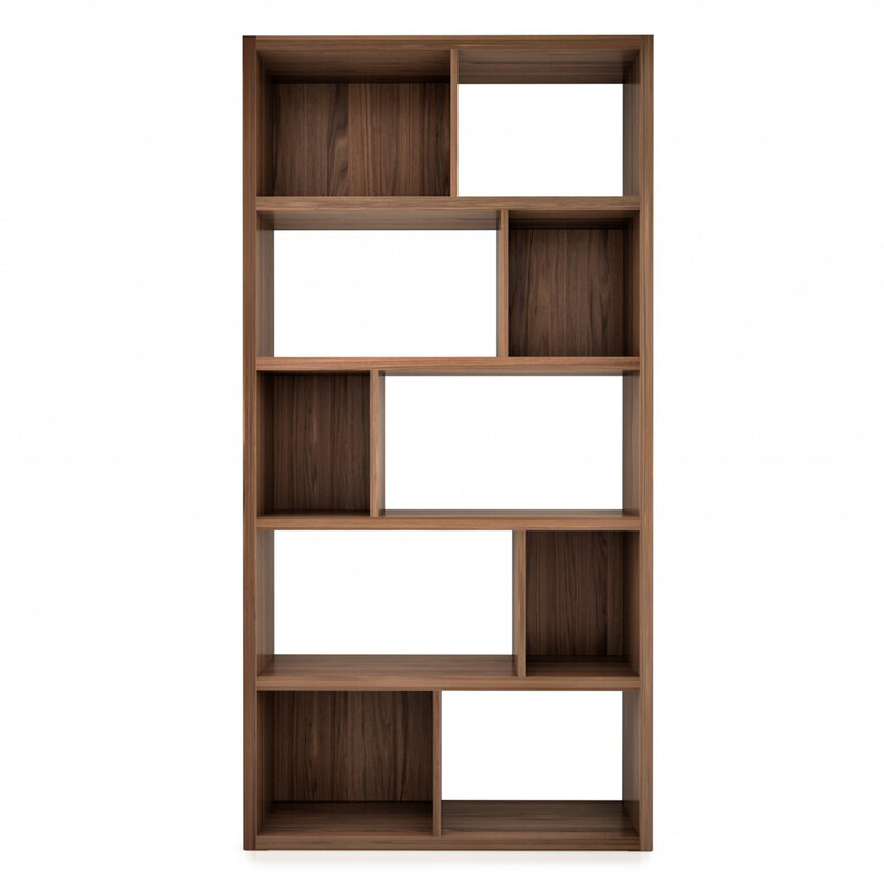 SWAN BOOKCASE SHELVING UNIT IN AMERICAN WALNUT By HUPPE