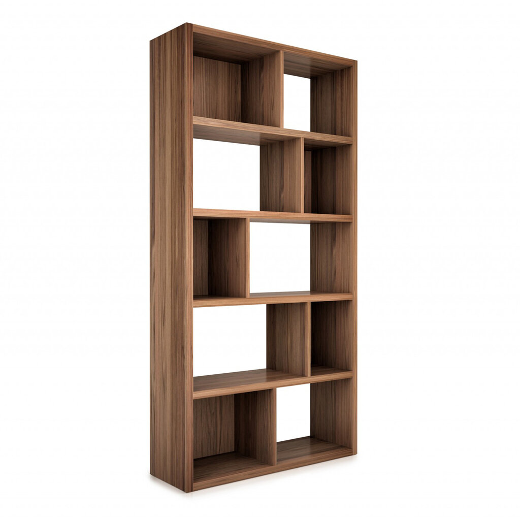 SWAN BOOKCASE SHELVING UNIT IN AMERICAN WALNUT By HUPPE