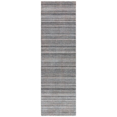 HICKORY MULTI FACETED REYCYLCED PET YARN 2'6" X 8' MEDIUM GREY