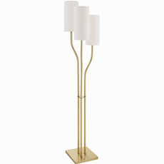 HORIZON TRIO LAMP BURNISHED GOLD