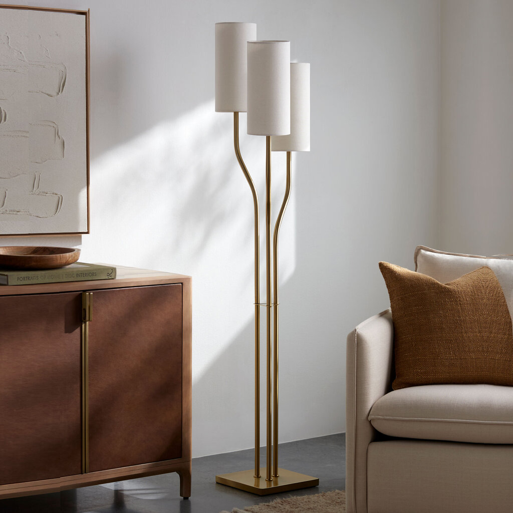 HORIZON TRIO LAMP BURNISHED GOLD