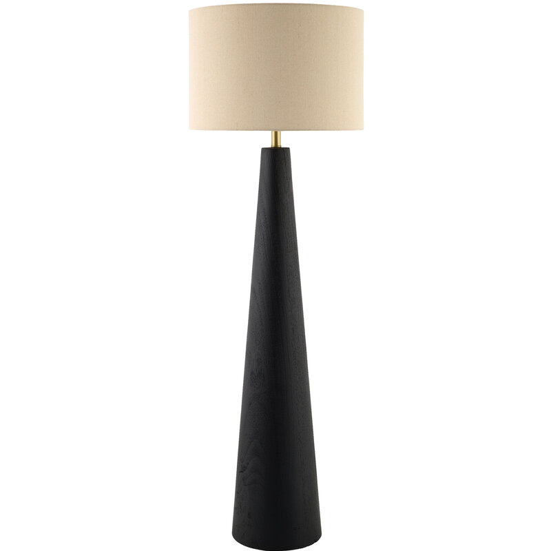 CHANCE FLOOR LAMP WOOD BLACK
