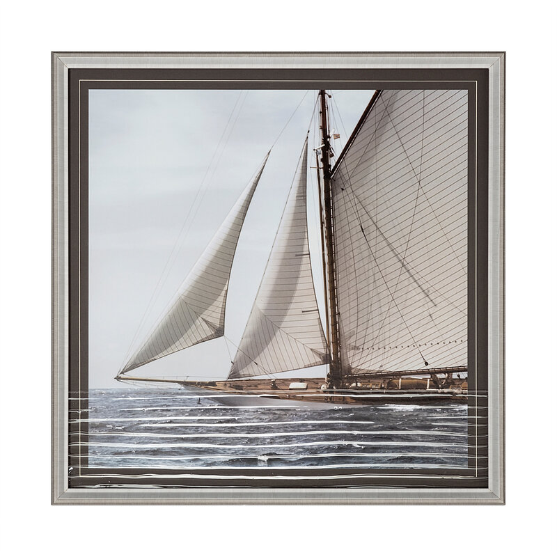 SAILING SOUTH FRAMED WALL DECOR