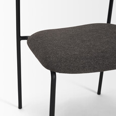 MARVIN DINING CHAIR MODERN CHARCOAL