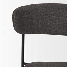MARVIN DINING CHAIR MODERN CHARCOAL