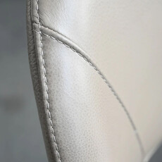PARADISO DINING ARM CHAIR LEATHER TAUPE