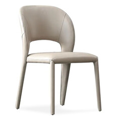 PARADISO DINING ARM CHAIR LEATHER TAUPE