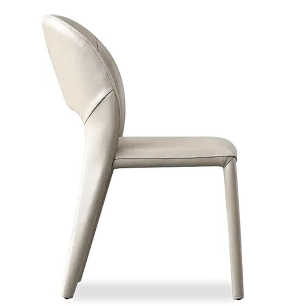 PARADISO DINING ARM CHAIR LEATHER TAUPE
