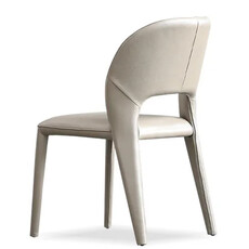 PARADISO DINING ARM CHAIR LEATHER TAUPE