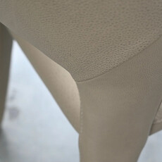 PARADISO DINING ARM CHAIR LEATHER TAUPE