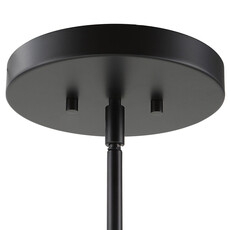 OLIVIA 8-LIGHT CHANDELIER METAL BLACK WITH MARBLE