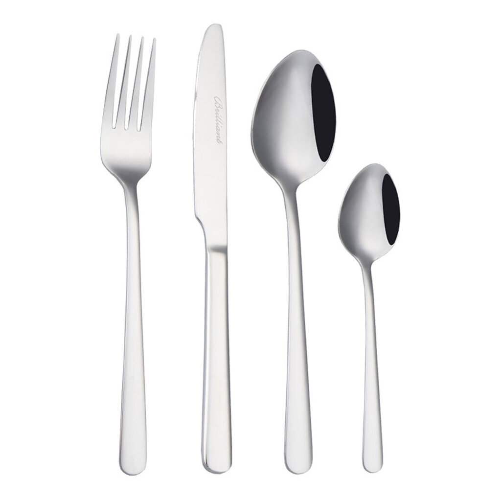 OSLO 18/10 STAINLESS STEEL FLATWARE SET-16