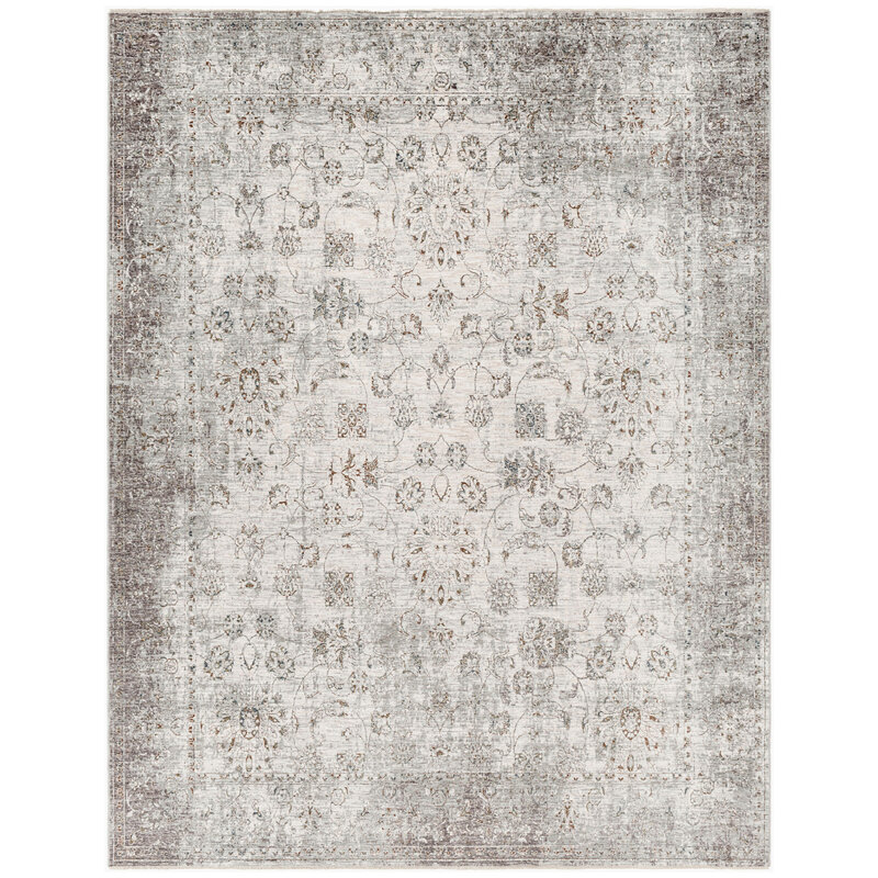 PRESIDENTIAL 7'10" x 10' CHARCOAL IVORY