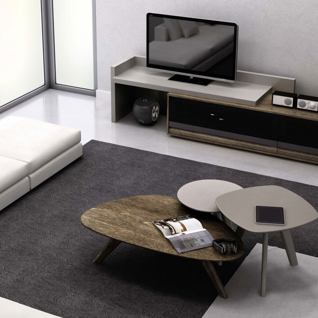 STUDIO SQUARE SIDE TABLE LACQUER By HUPPE