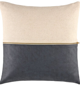 MARKOS PILLOW DOWN FILLED PILLOW 22" NATURAL NAVY