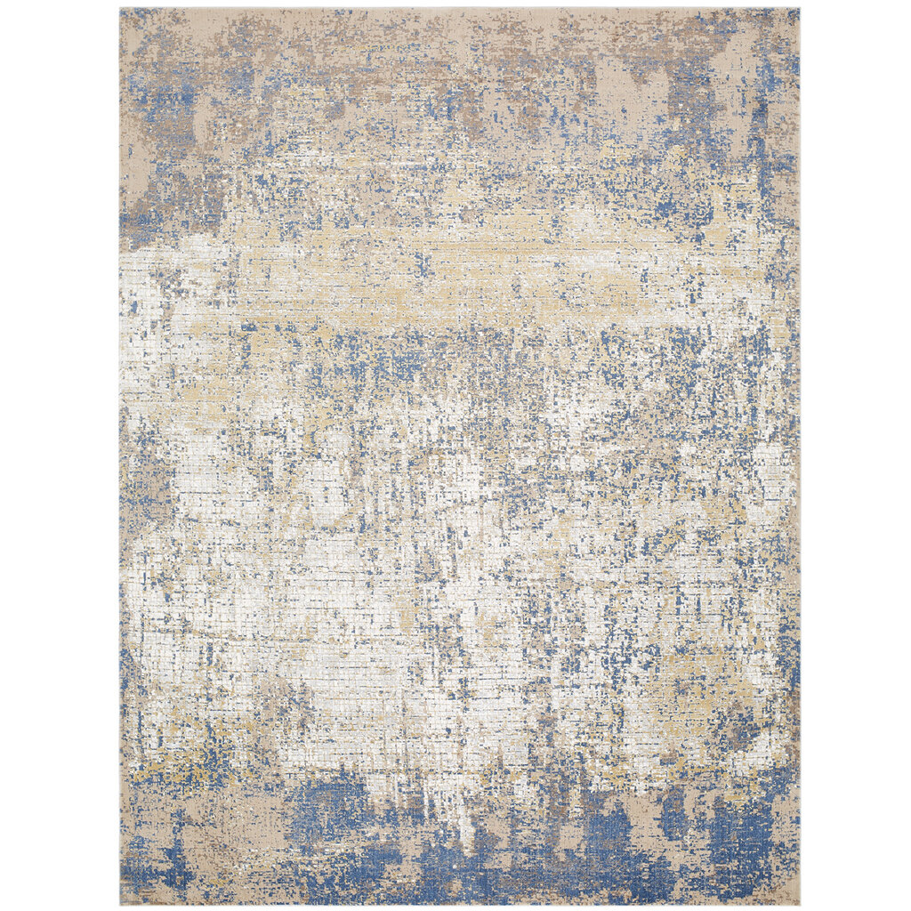 AISHA 6'7" X 9'6" BEACH OCRE BLUES NEUTRALS