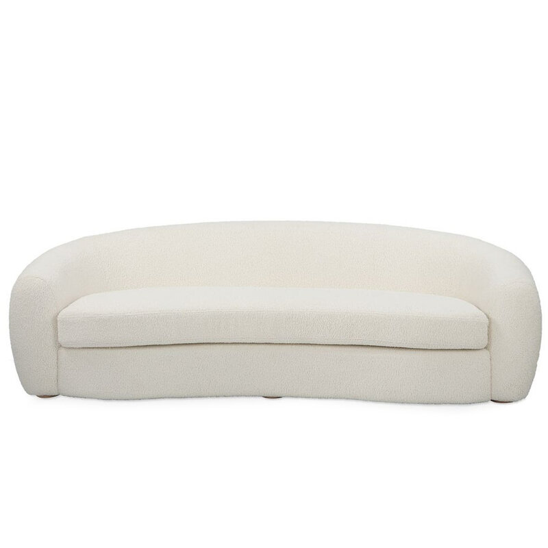 CAPRI CURVED SOFA OFF WHITE