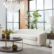 CAPRI CURVED SOFA OFF WHITE