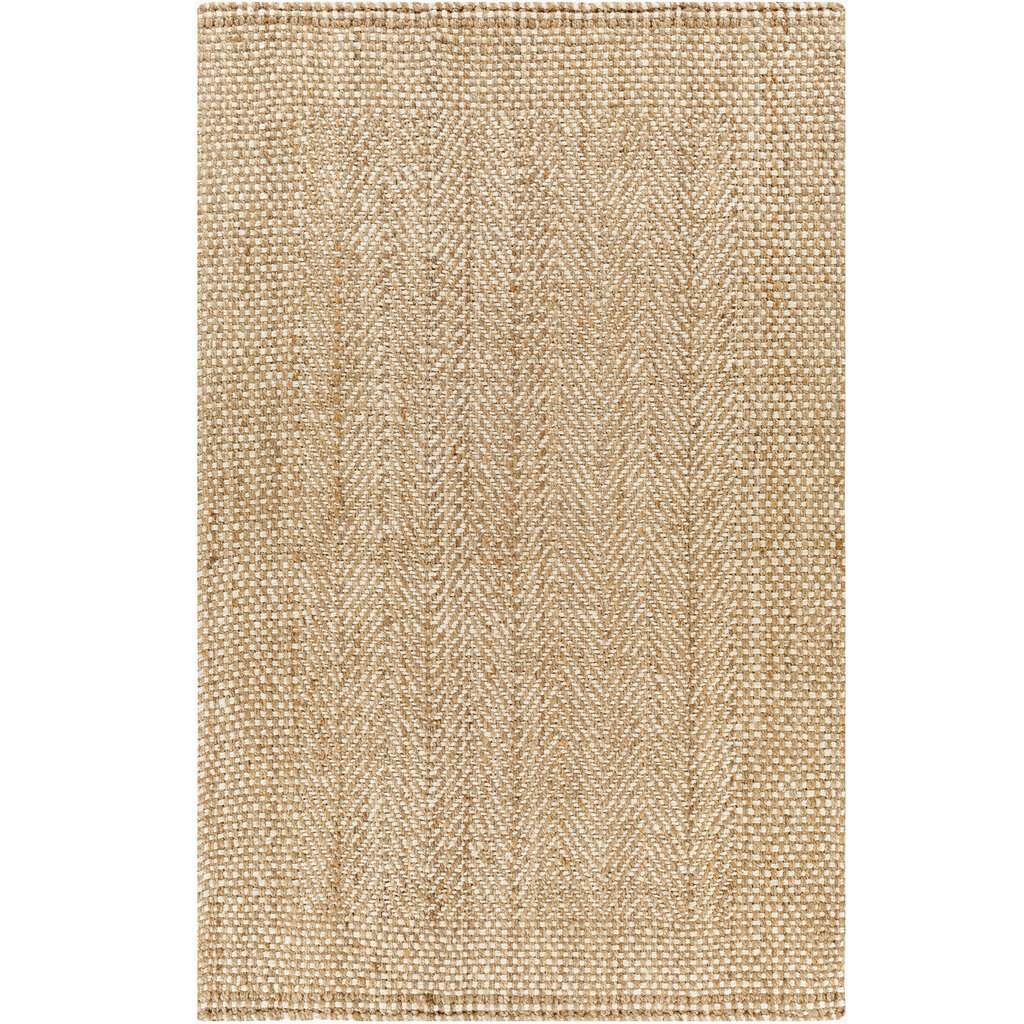 KEENAN JUTE RUG 5' X 7'6" NATURAL BLONDE