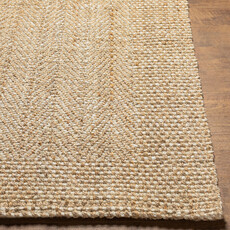 KEENAN JUTE RUG 5' X 7'6" NATURAL BLONDE