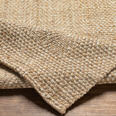 KEENAN JUTE RUG 5' X 7'6" NATURAL BLONDE