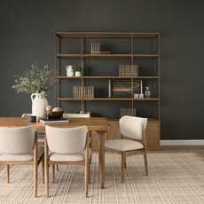 MERCER 4-DOOR DISPLAY BOOK SHELF