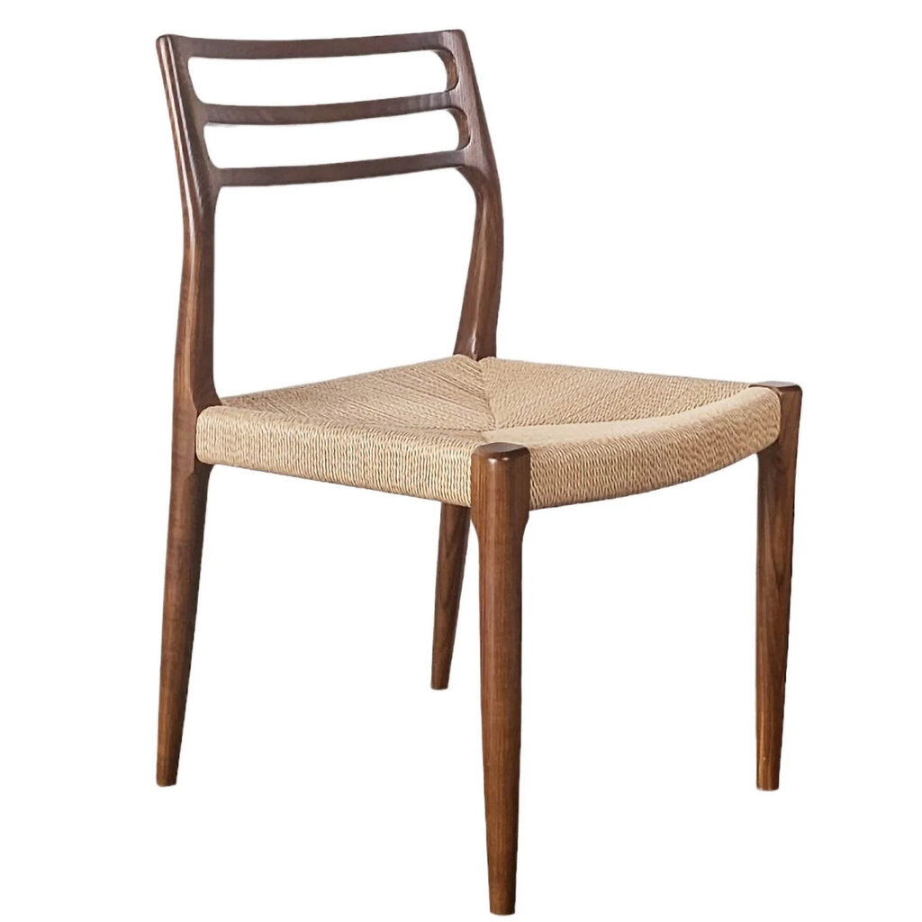 NORI DINING CHAIR WOOD WALNUT