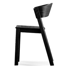 BRONTE DINING SIDE CHAIR BLACK