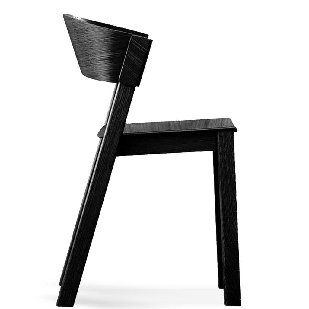 BRONTE DINING SIDE CHAIR BLACK