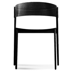 BRONTE DINING SIDE CHAIR BLACK