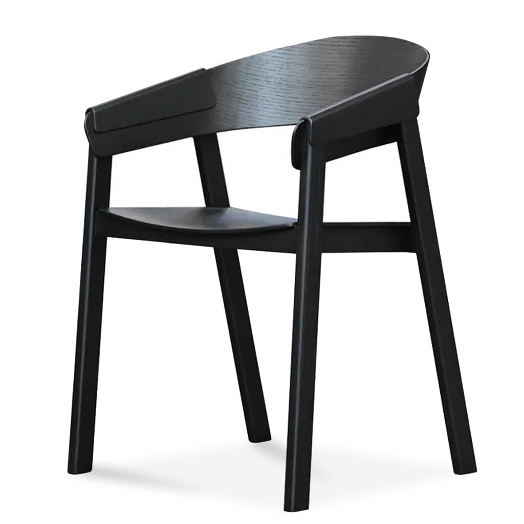 BRONTE DINING ARM CHAIR BLACK