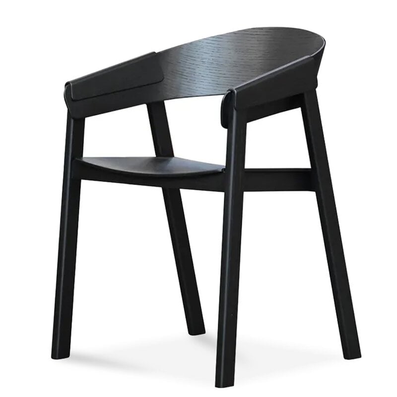 BRONTE DINING ARM CHAIR BLACK