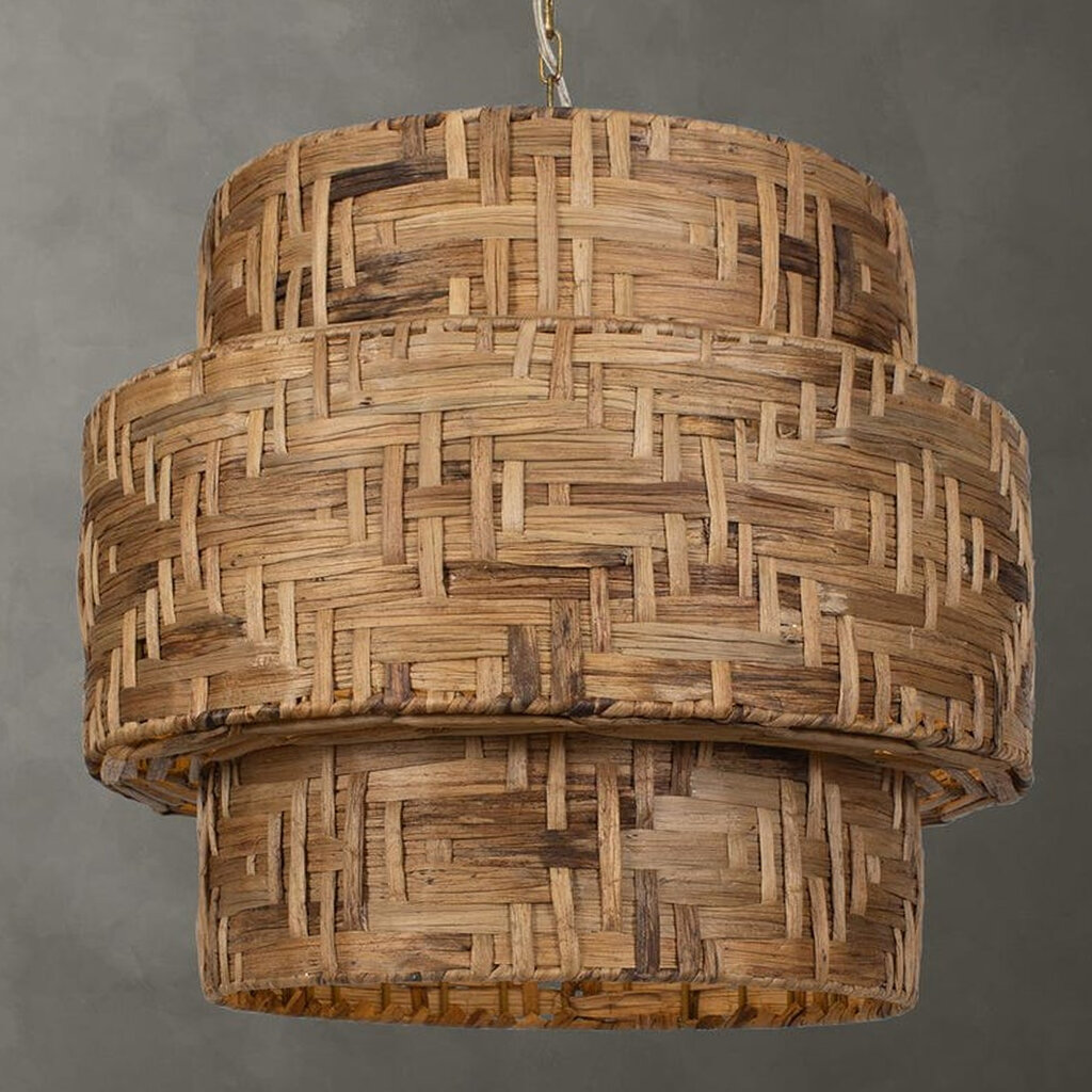 WATER REED 3-TIERED PENDANT