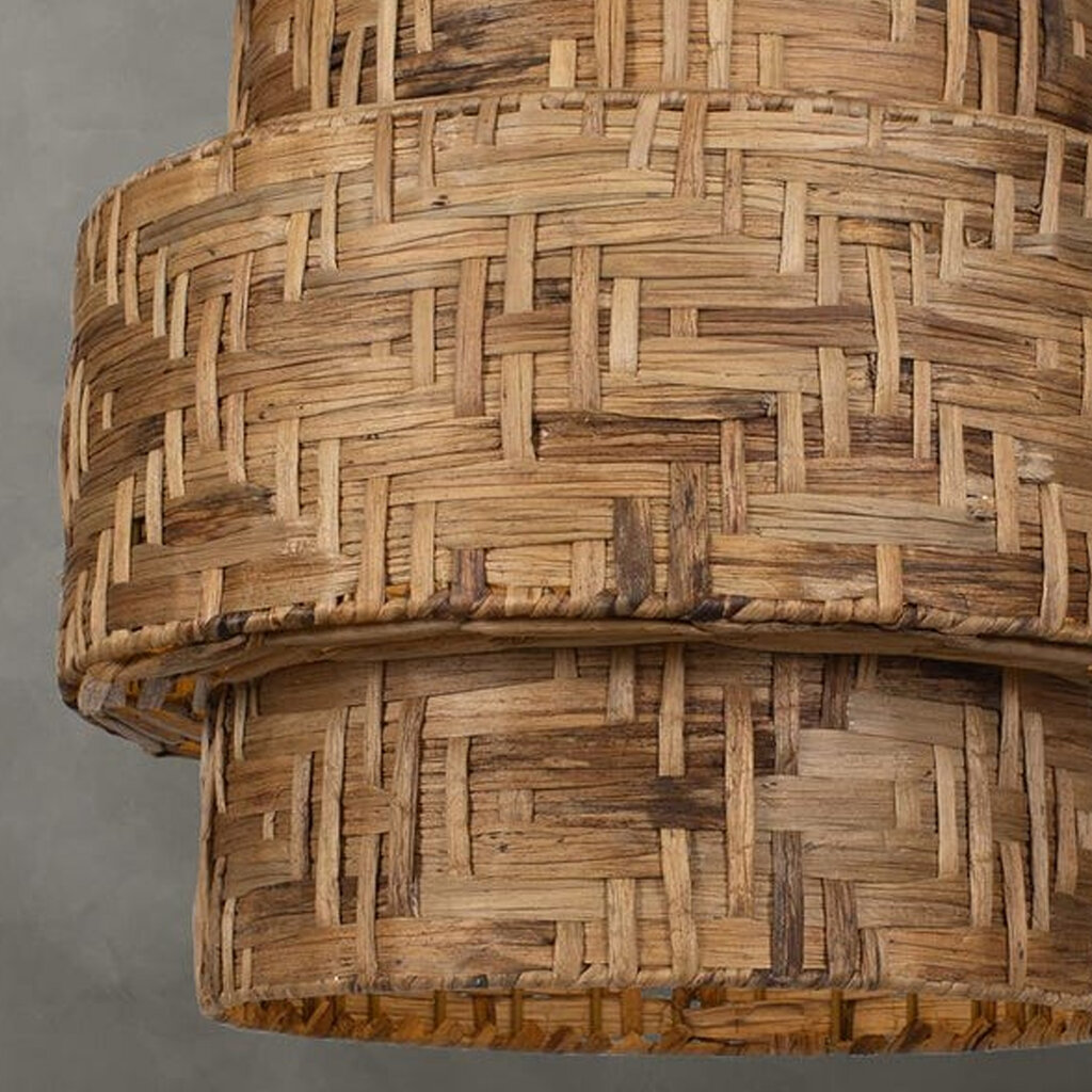 WATER REED 3-TIERED PENDANT