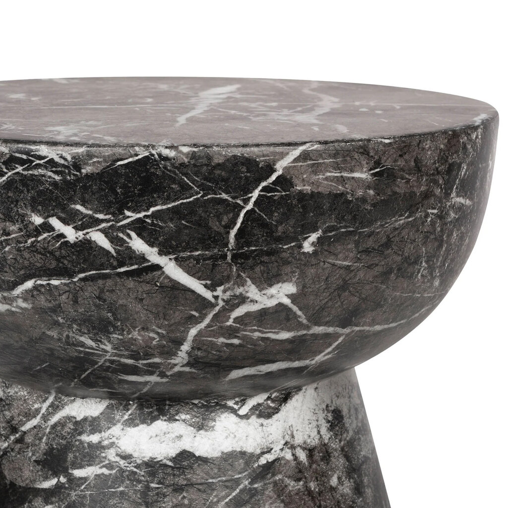 QUARRY SIDE TABLE BLACK GREY