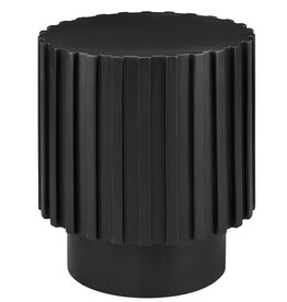 RIVETING SIDE TABLE BLACK