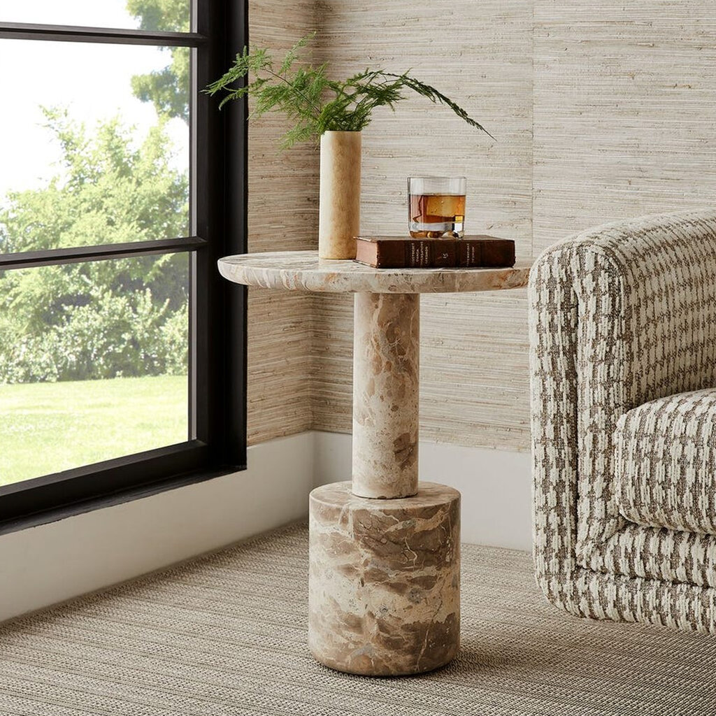 BANTER SIDE TABLE MARBLE