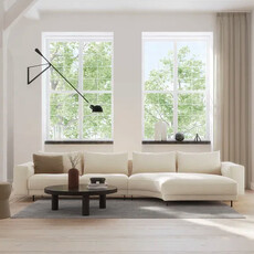 SAMBA CURVED CHAISE SECTIONAL By Furninova Sweden