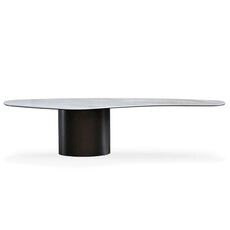 VALANCE COFFEE TABLE CERAMIC ONYX 68"