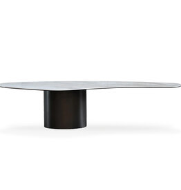 VALANCE COFFEE TABLE CERAMIC ONYX 68"