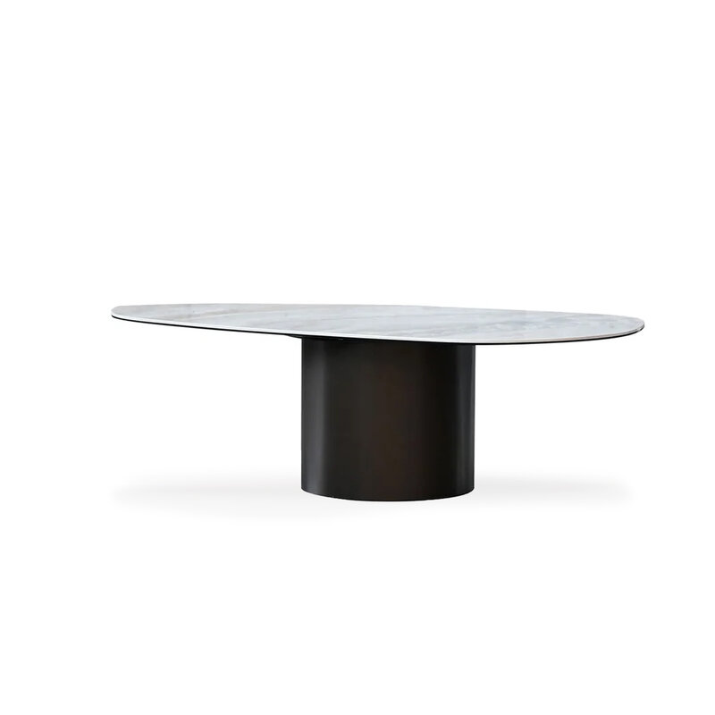 VALANCE COFFEE TABLE CERAMIC ONYX 51"